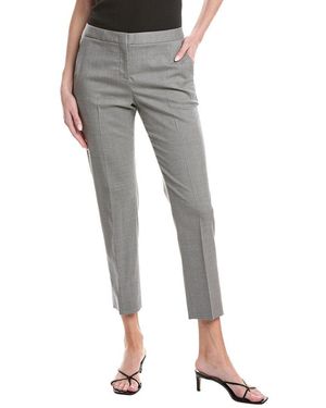 Fabiana Filippi Assisi Slim Frescolana Wool-Blend Pant - Grey