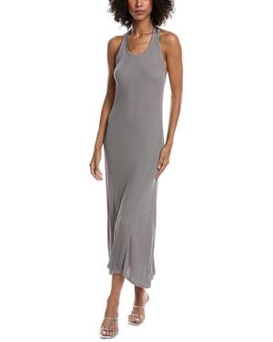 Helmut Lang Twisted Maxi Tank Dress - Gray