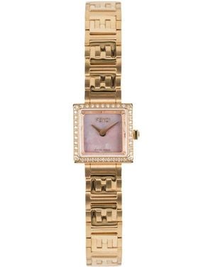 Fendi Forever Square Diamond Watch - Metallic