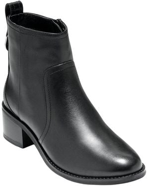 Cole Haan Haddie Leather Bootie - Black