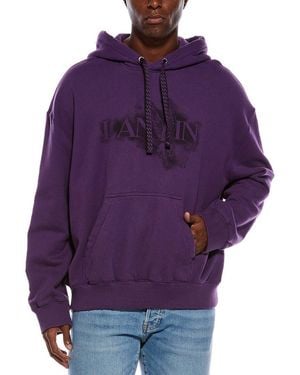 Lanvin Printed Hoodie - Purple