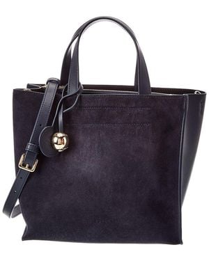 Furla Divide It Small Leather Tote - Blue