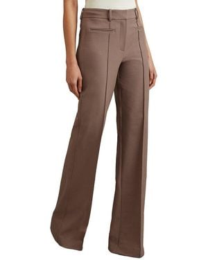 Reiss Claude Flare Leg Trouser - Brown