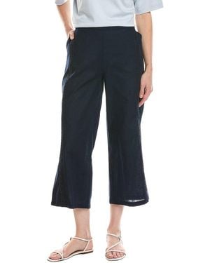 Stella Parker Pamela Linen-Blend Pant - Blue