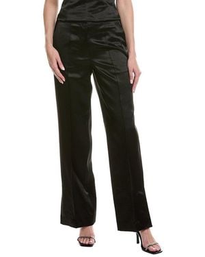 Helmut Lang Minimal Textured Satin Pant - Black