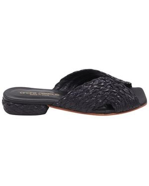 Andre Assous Ramy Raffia Sandal - Black