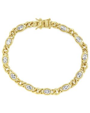 Sterling Forever 14K Plated Cassie Tennis Bracelet - Metallic