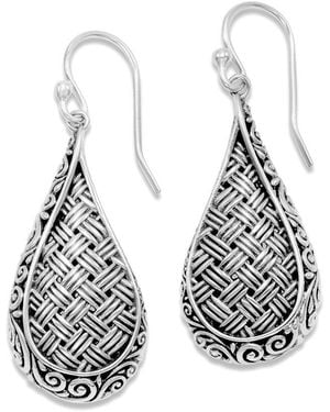 Samuel B. Silver Earrings - White