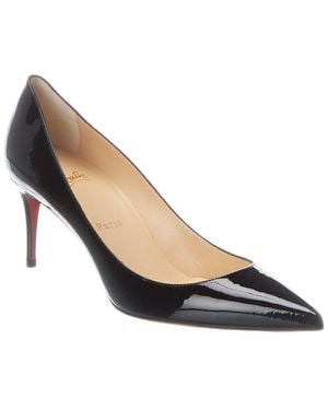Christian Louboutin Kate 70 Patent Pump - Black