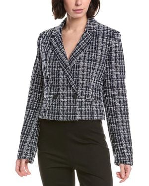 Rag & Bone Elvy Tweed Blazer - Blue