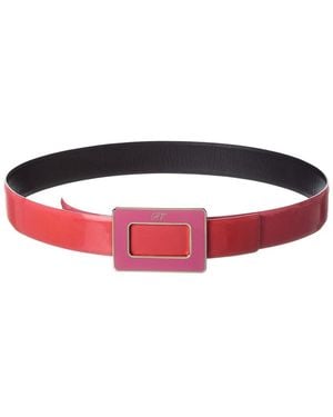 Roger Vivier Leather Belt - Red