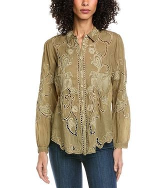 Johnny Was Roseann Shirt - Natural