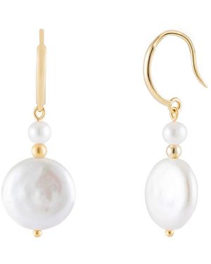 Splendid 4-4.5Mmmm Pearl Earrings - White
