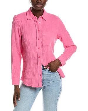 Jones New York Pocket Shirt - Pink
