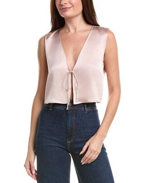 Leset Barb Tie Top - Blue