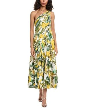 Oscar de la Renta Banana One-Shoulder Dress - Yellow
