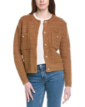 Line & Dot Alexa Cardigan - Brown