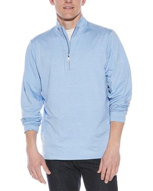 Tommy Bahama Monstera Fade 1/2-Zip Mock Pullover - Blue