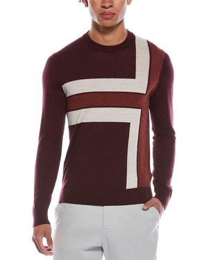 Ted Baker Roika Wool Crewneck Jumper - Red