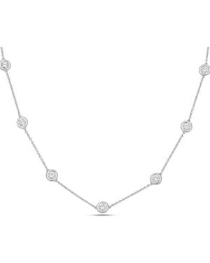 Diana M. Jewels Diana M. 14K 3.00 Ct. Tw. Lab-Grown Diamond By The Yard Necklace - Natural