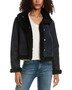 Ba&sh Shearling Coat - Black