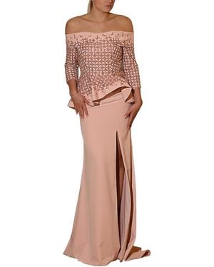 Terani Embellished Maxi Dress - Multicolor