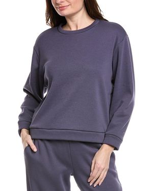 NATORI EDIT Nova Brushed Knit Sweatshirt - Blue