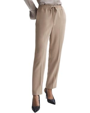 Reiss Hailey Pull On Taper Trou - Natural