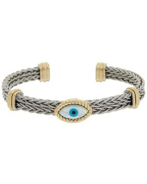 Juvell 18K Plated Bangle Bracelet - Metallic