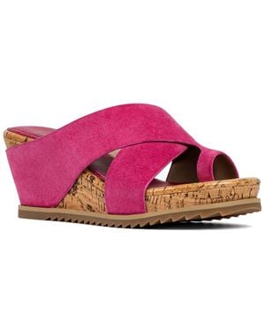 Donald J Pliner Sisu Leather Sandal - Pink