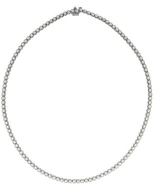 Prince Diamond & Jewelry 14K 3.51 Ct. Tw. Lab-Grown Diamond Lab-Grown Tennis Necklace - Metallic