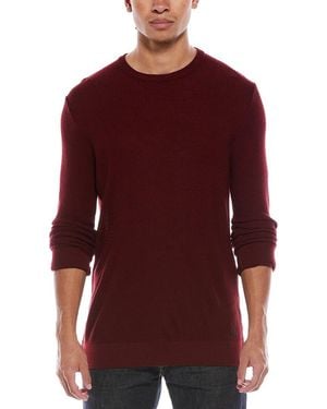 Stone Rose Waffle Knit Wool-Blend Shirt - Red