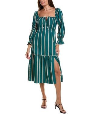 Garrie B Midi Dress - Green