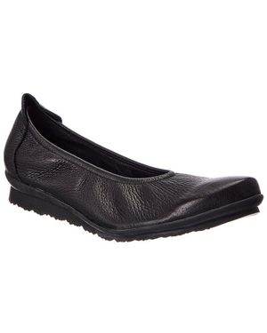 Arche Baryam Leather Flat - Black