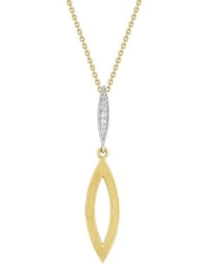 Reiss 14K 0.06 Ct. Tw. Diamond Necklaces - White