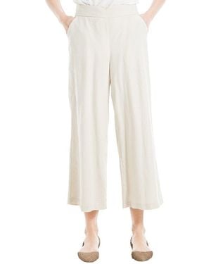 Max Studio Twill Pant - White