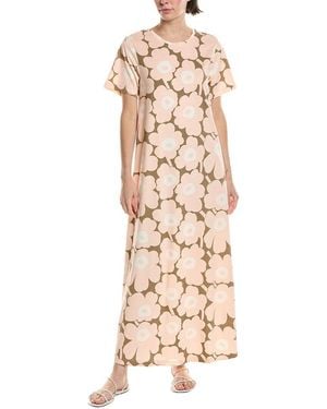 Marimekko Kalliokielo Unikko Maxi Dress - Natural
