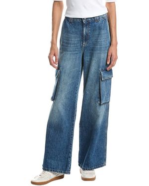 Marella Wleg2 Denim Trouser - Blue