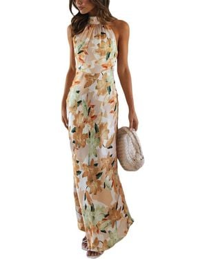 LEON GORI Maxi Dress - Metallic