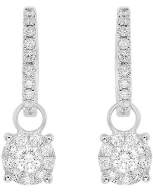 Diana M. Jewels 14k 0.91 Ct. Tw. Diamond Earrings - Multicolour