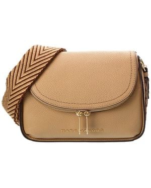 Marc Jacobs Groove Mini Leather Messenger Crossbody - Brown