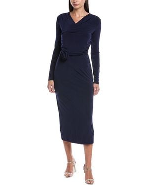 Marella Fagotto Jersey Dress - Blue
