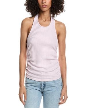 Project Social T After The Rain Rib Halter Top - Purple