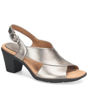 Comfortiva Katara Leather Sandal - Grey