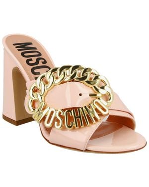 Moschino Leather Sandal - Pink