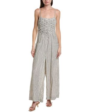 Saltwater Luxe Linen-Blend Tank Jumper - Grey