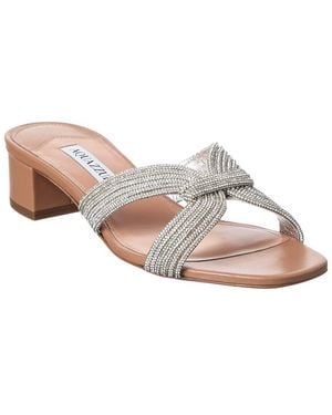 Aquazzura Leather Sandal - White