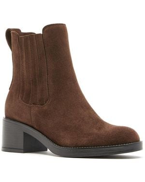 La Canadienne Walf City Dry Waterproof Suede Bootie - Brown