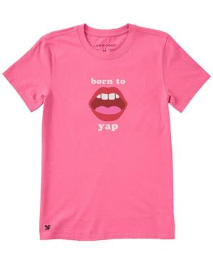 Life Is Good. Crusher T-Shirt - Pink