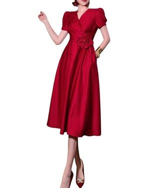 BRC By BURRYCO Midi Dress - Red